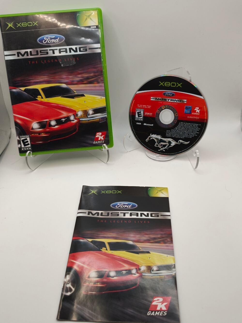 Ford Mustang The Legend Lives Xbox CIB Boot Tested